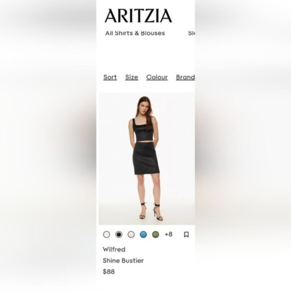 ARITZIA WILFRED Shine Bustier - Picture 15 of 16